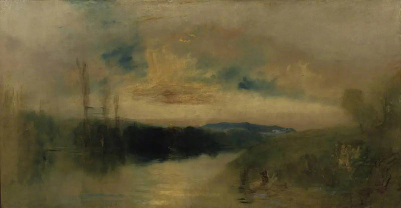 Het Meer, Petworth, Zonsopgang - J. M. W. Turner