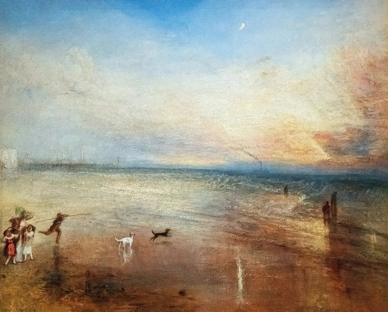 De Nieuwe Maan; of, 'Ik ben mijn Boot Verloren, Jij Krijgt Je Hoepel Niet' - J. M. W. Turner