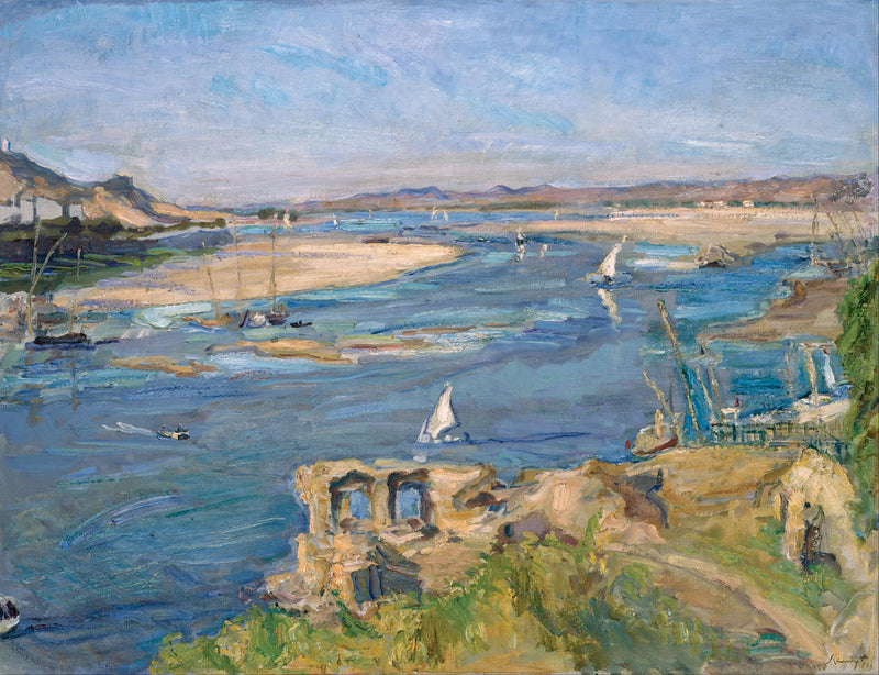 De Nijl bij Aswan - Max Slevogt