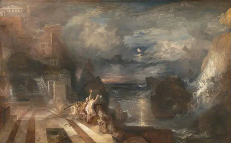 De afscheiding van Hero en Leander - J. M. W. Turner