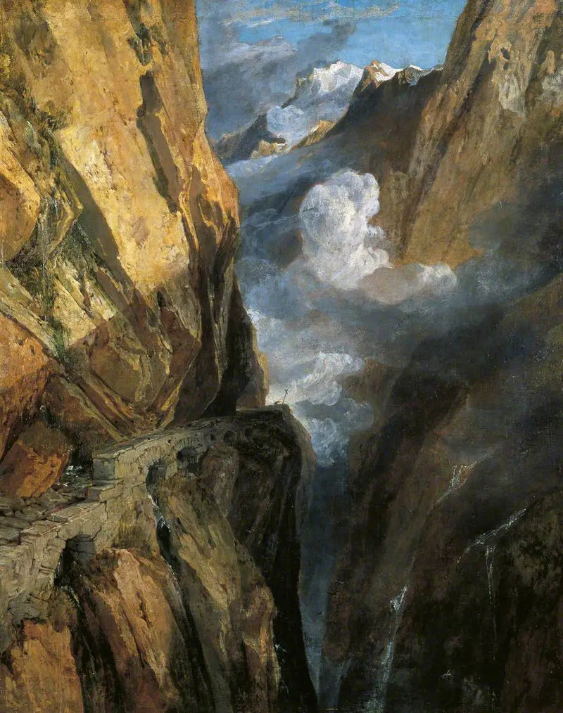 De Pas van Sint Gotthard, Zwitserland - J. M. W. Turner