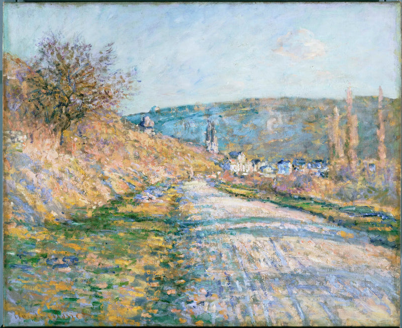 De weg naar Vétheuil - Claude Monet