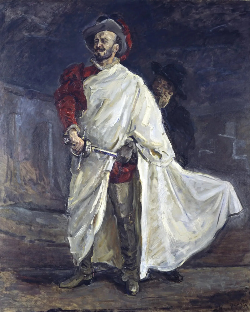 De zanger Francisco d'Andrade als Don Giovanni in Mozarts opera - Max Slevogt
