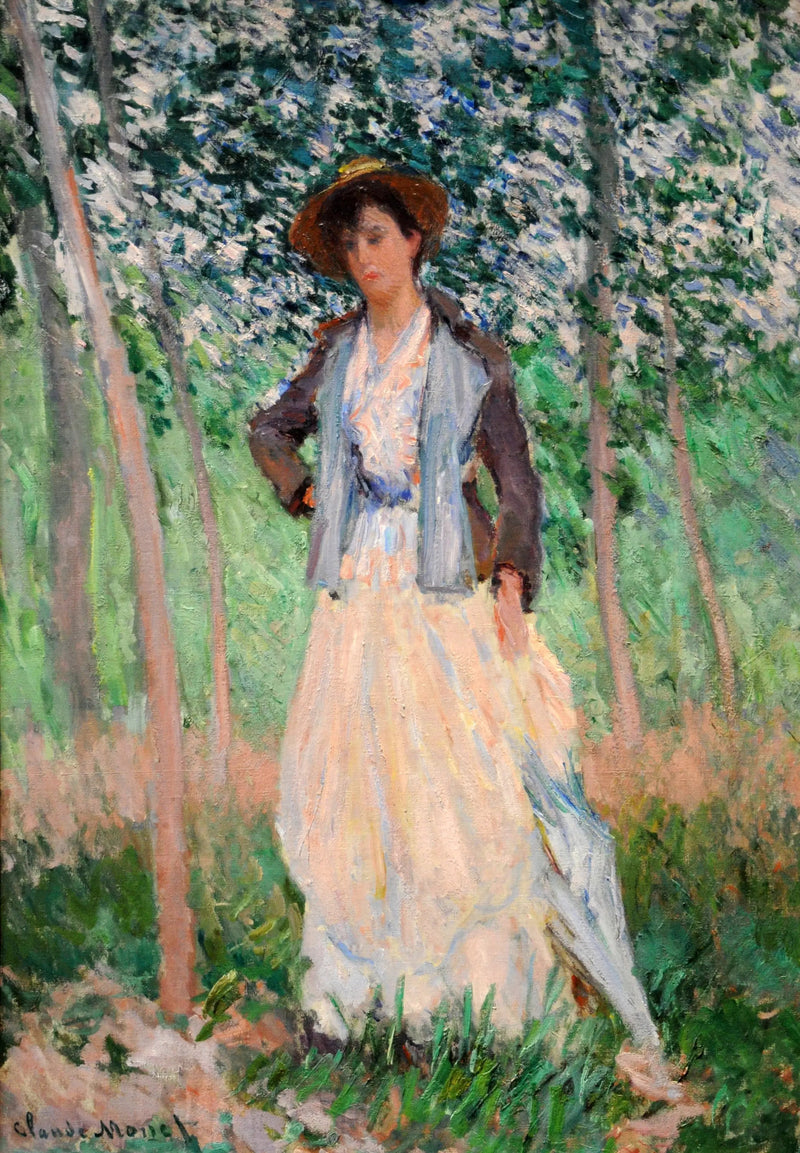 De Wandelwagen (Suzanne Hoschedé, later mevrouw Theodore Earl Butler, 1868–1899) - Claude Monet