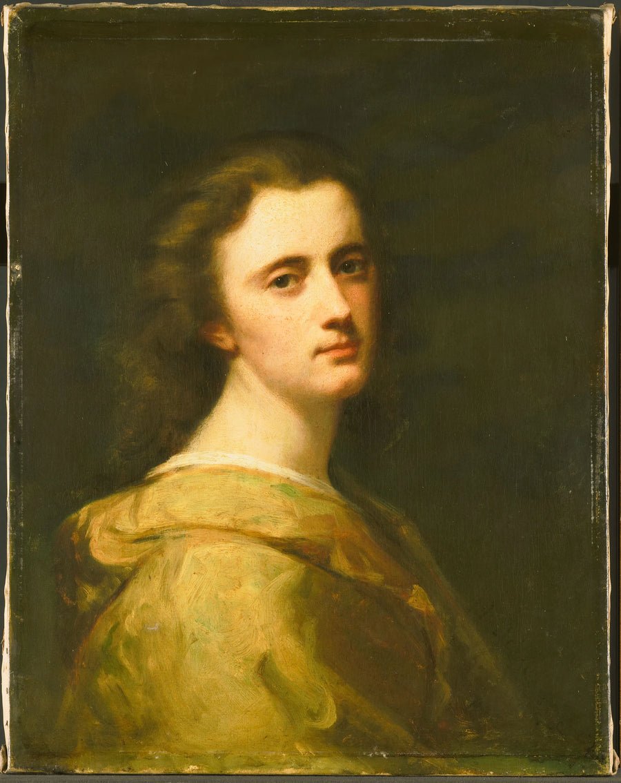 Thérèse Schwartze (1851-1918). Fille du peintre à l'âge de 16 ans - Johan Georg Schwartze