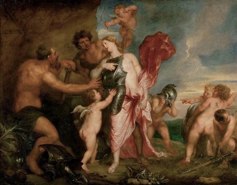 Thétis ontvangt van Hephaistos de wapens voor Achilles - Antoine van Dyck

Source:
Thétis recevant d'Héphaïstos les armes pour Achille - Antoine van Dyck