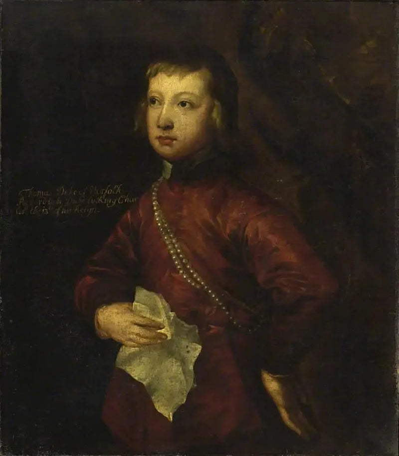 Thomas Howard, toekomstige 5e hertog van Norfolk, toen hij een kind was - Antoine van Dyck

Source:
Thomas Howard, futur 5e duc de Norfolk, lorsqu'il était enfant - Antoine van Dyck