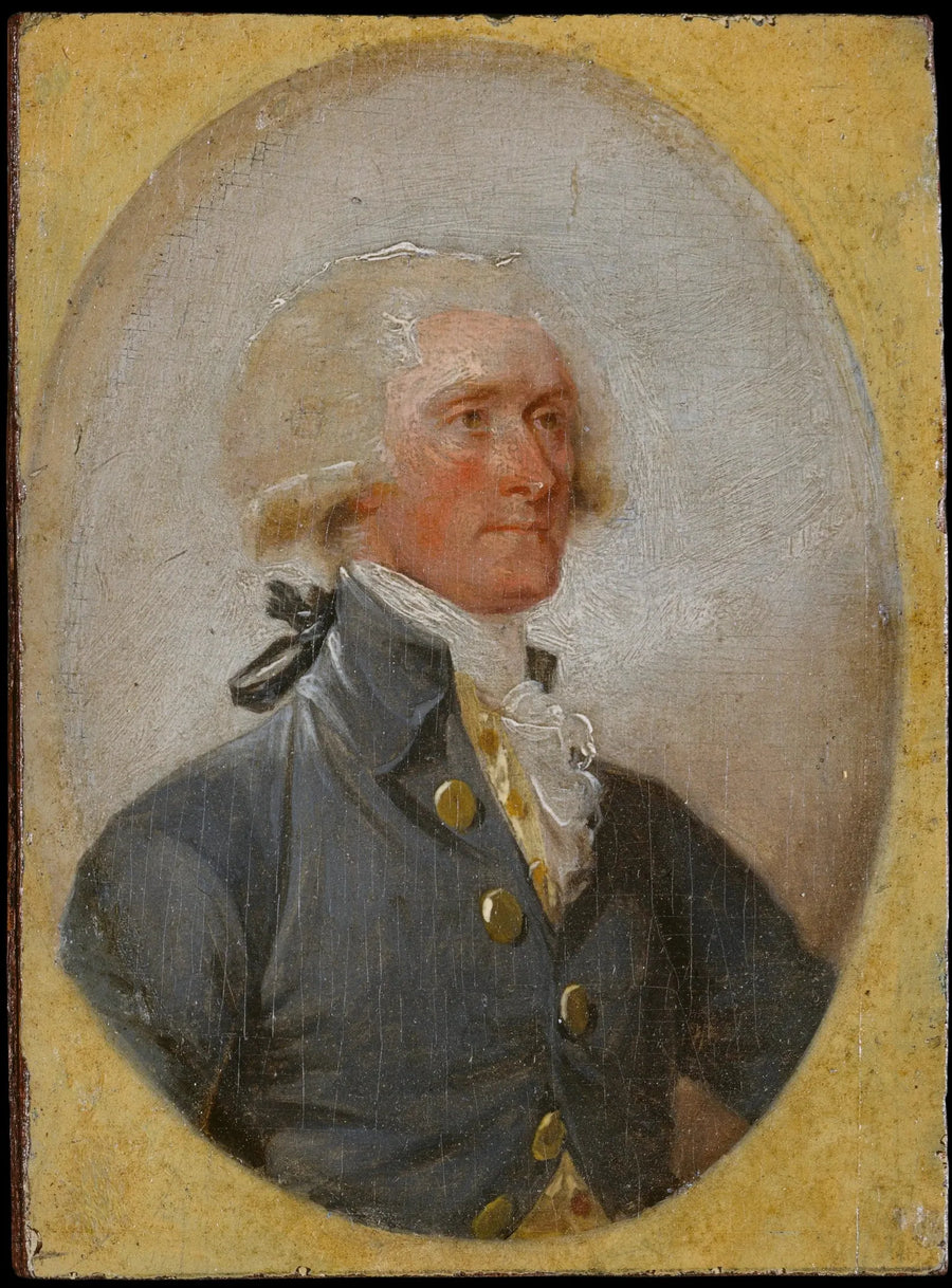 Reproductie van het schilderij "Thomas Jefferson" door John Trumbull

Source:
Thomas Jefferson - John Trumbull