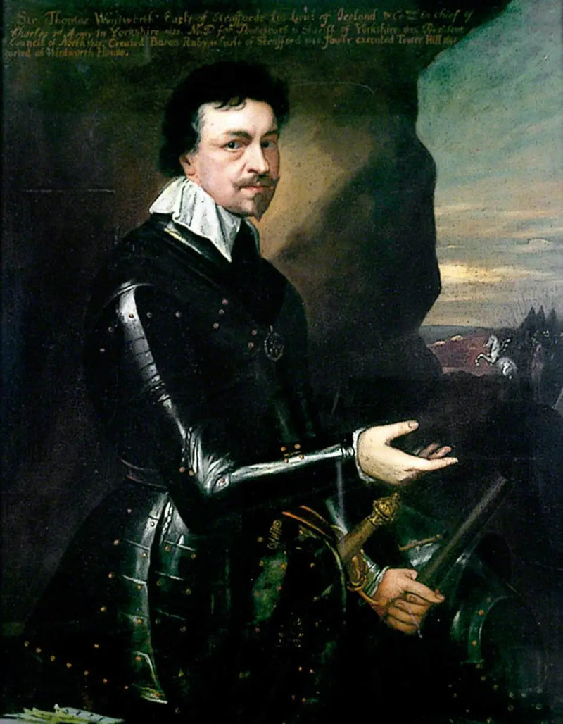 Thomas Wentworth (1593–1641), eerste graaf van Strafford - Antoine van Dyck

Source:
Thomas Wentworth (1593–1641), premier comte de Strafford - Antoine van Dyck
