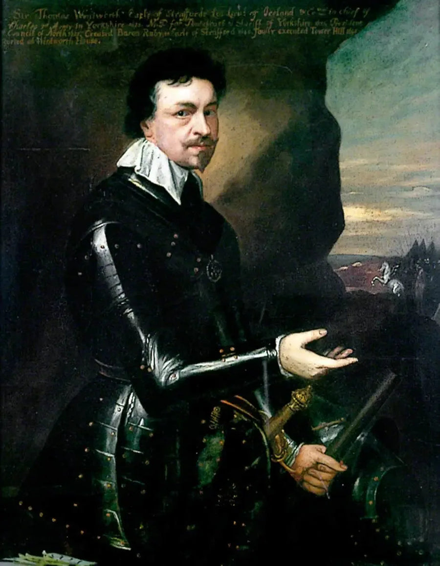 Thomas Wentworth (1593–1641), eerste graaf van Strafford - Antoine van Dyck

Source:
Thomas Wentworth (1593–1641), premier comte de Strafford - Antoine van Dyck