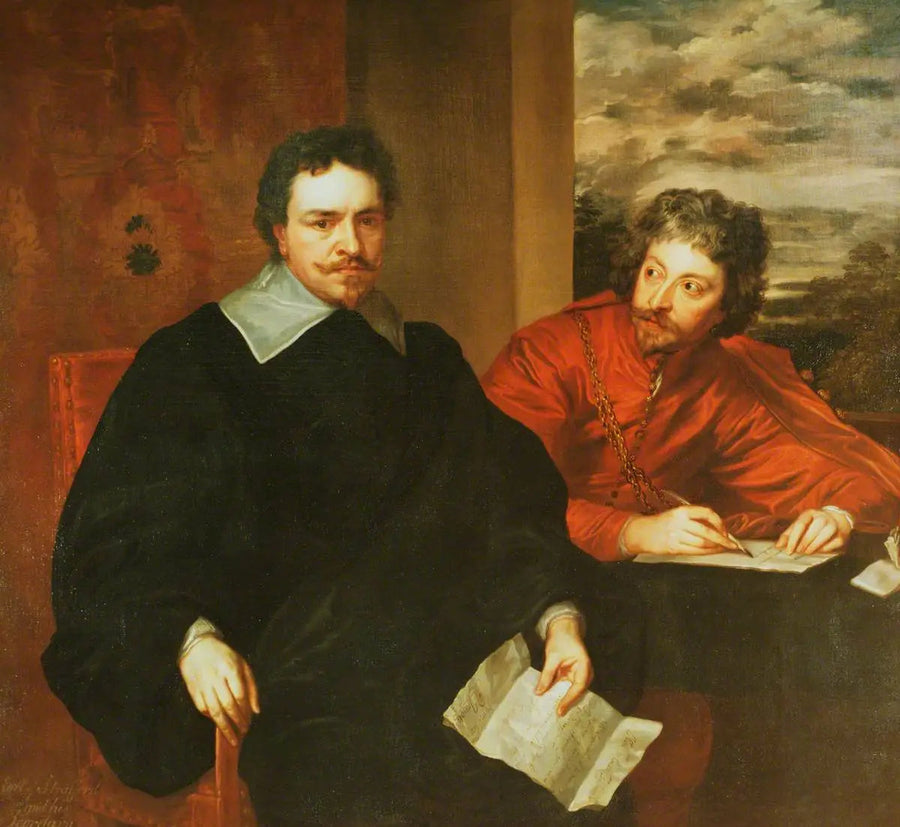 Thomas Wentworth (1594–1641), graaf van Strafford en zijn secretaris Philip Mainwaring - Antoine van Dyck

Source:
Thomas Wentworth (1594–1641), comte de Strafford et son secrétaire Philip Mainwaring - Antoine van Dyck