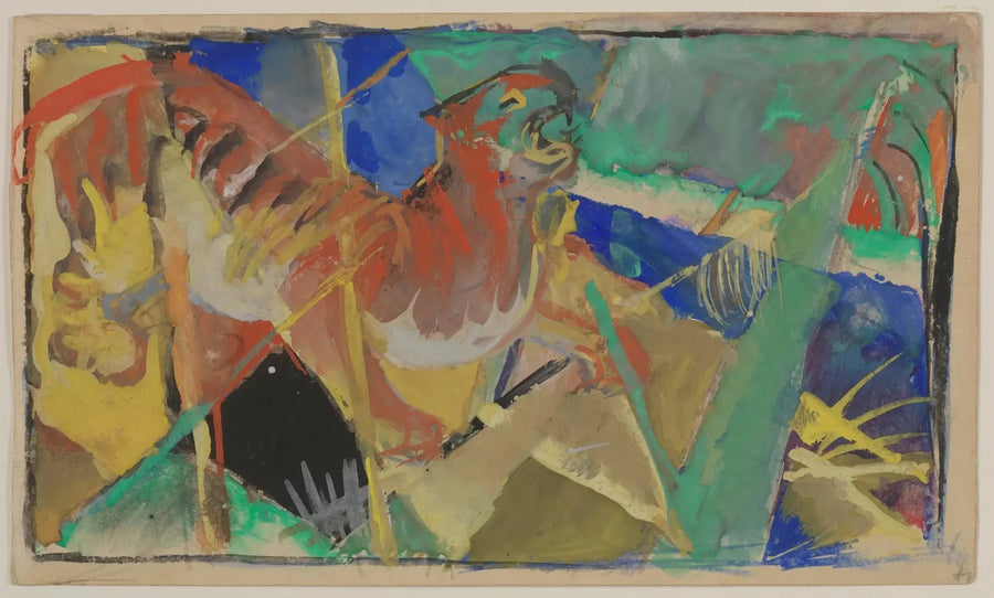 Tijger in de jungle - Franz Marc