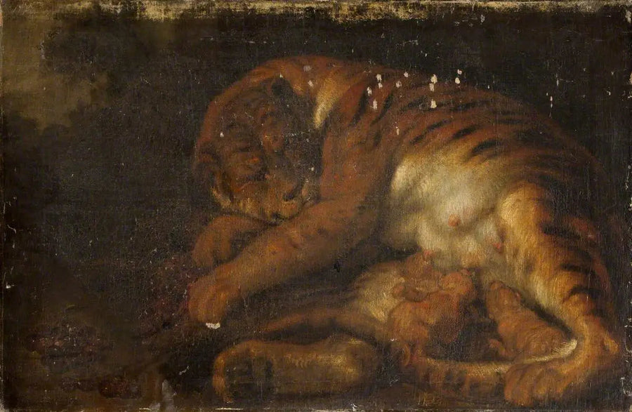 Tijgerin en haar kleintjes - Peter Paul Rubens