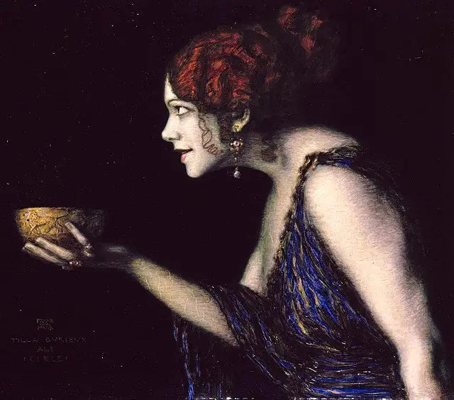 Tilla Durieux als Circe - Franz von Stuck