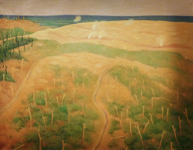 Schieten op Duitse draadkabels, regio Bolente - Félix Vallotton

Source:
Tir sur fils de fer allemands, région de Bolente - Félix Vallotton
