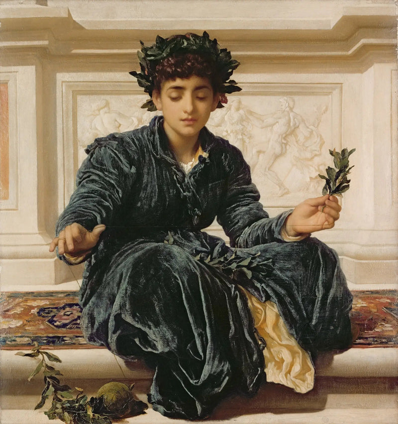 Het maken van de kroon - Frederic Leighton

Source:
Tisser la couronne - Frederic Leighton