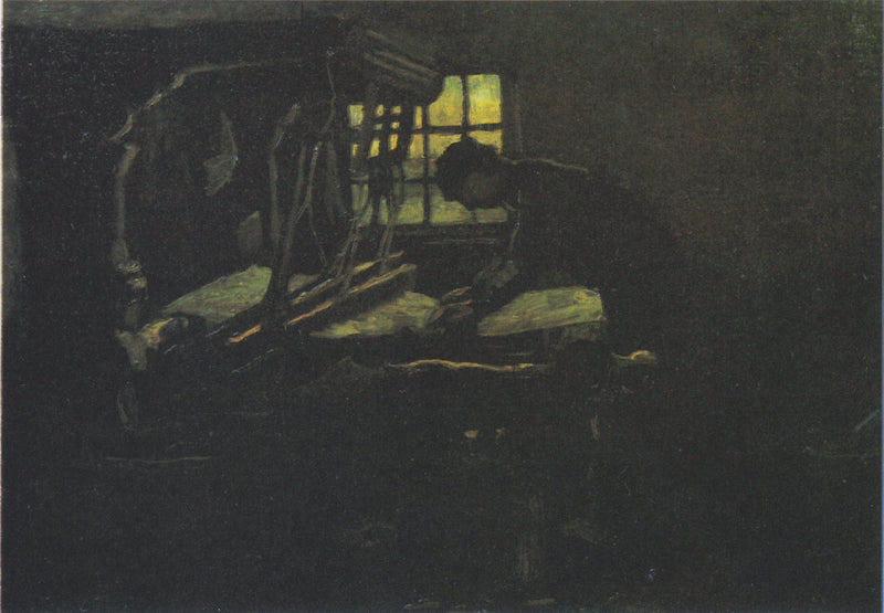 Wever die de draden rangschikt - Vincent van Gogh