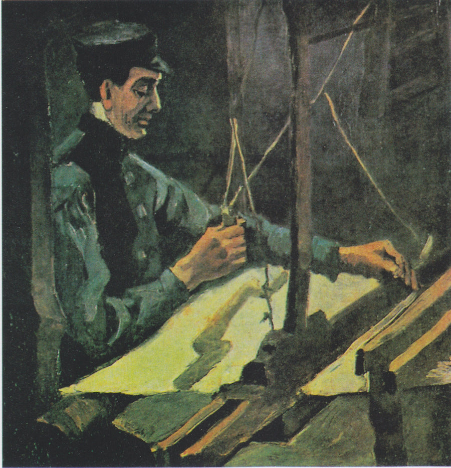 Wever naar rechts gericht (halve figuur) - Vincent van Gogh