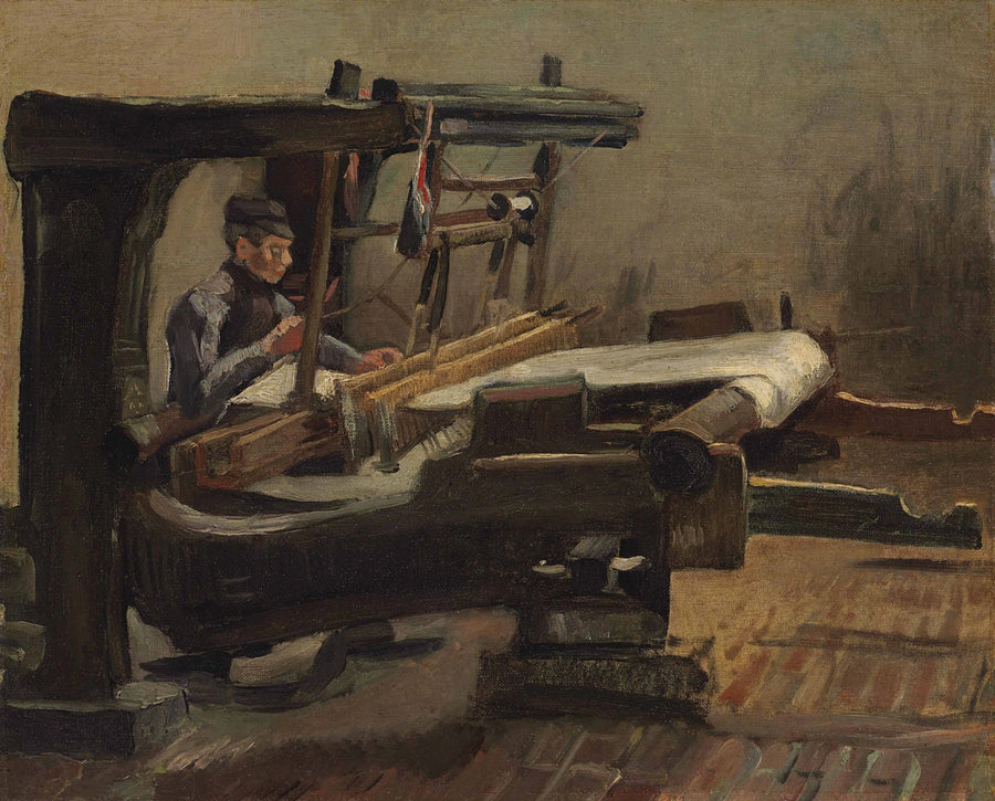 Wever die naar rechts kijkt - Vincent van Gogh