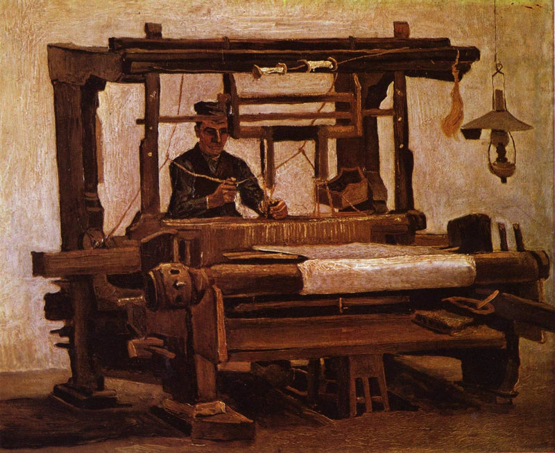 Wever aan het weefgetouw - Vincent van Gogh