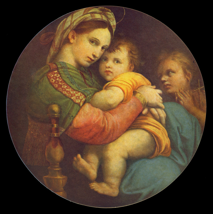 De Madonna van de stoel - Raphael Sanzio