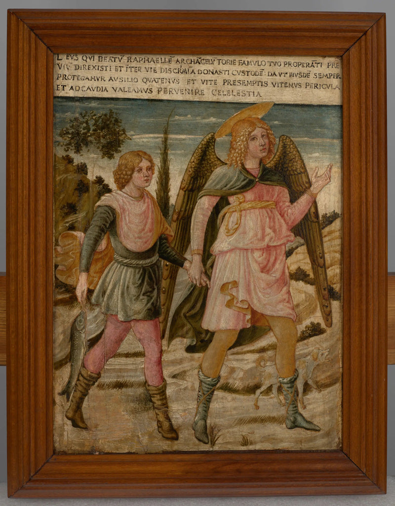 Tobias met de aartsengel Raphael - Benozzo Gozzoli