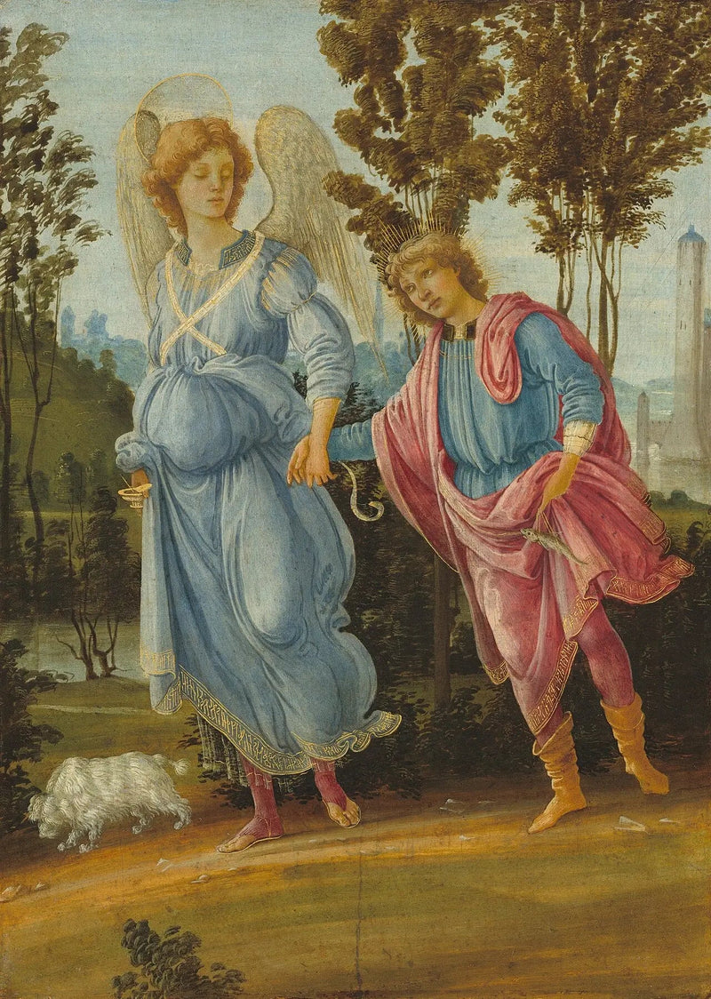 Tobie en de Engel - Filippino Lippi
