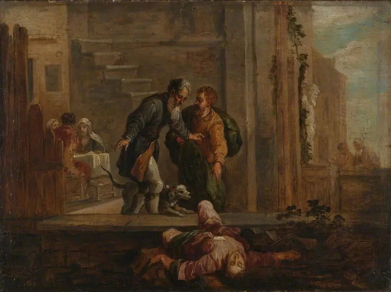 Tobie en de gestorven Israëliet (naar Domenico Fetti) - David Teniers de Jonge

Source:
Tobie et l'Israélite mort (d'après Domenico Fetti) - David Teniers le Jeune