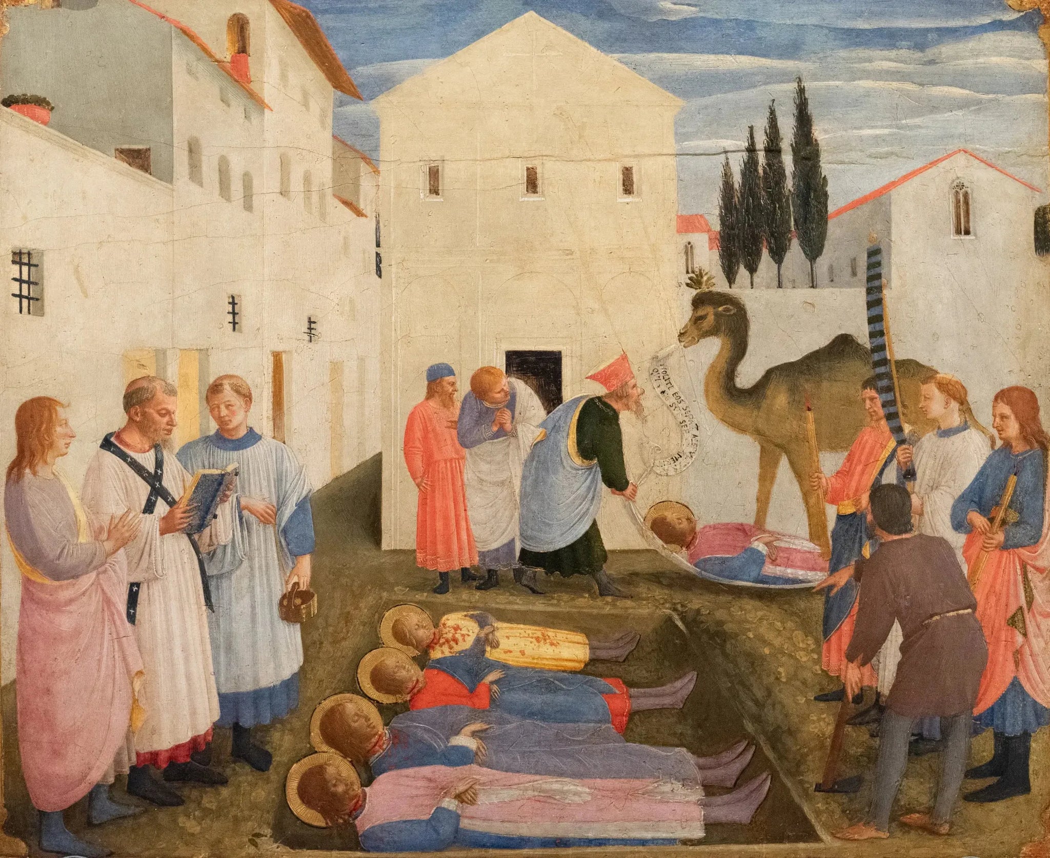 Tombeau de Saint Côme et Saint Damien - Fra Angelico image 1 reproduction d’œuvre d’art à l’huile