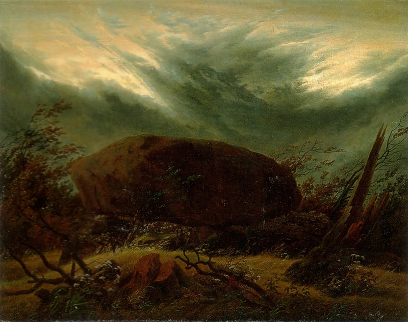 Graf hun in de herfst - Caspar David Friedrich