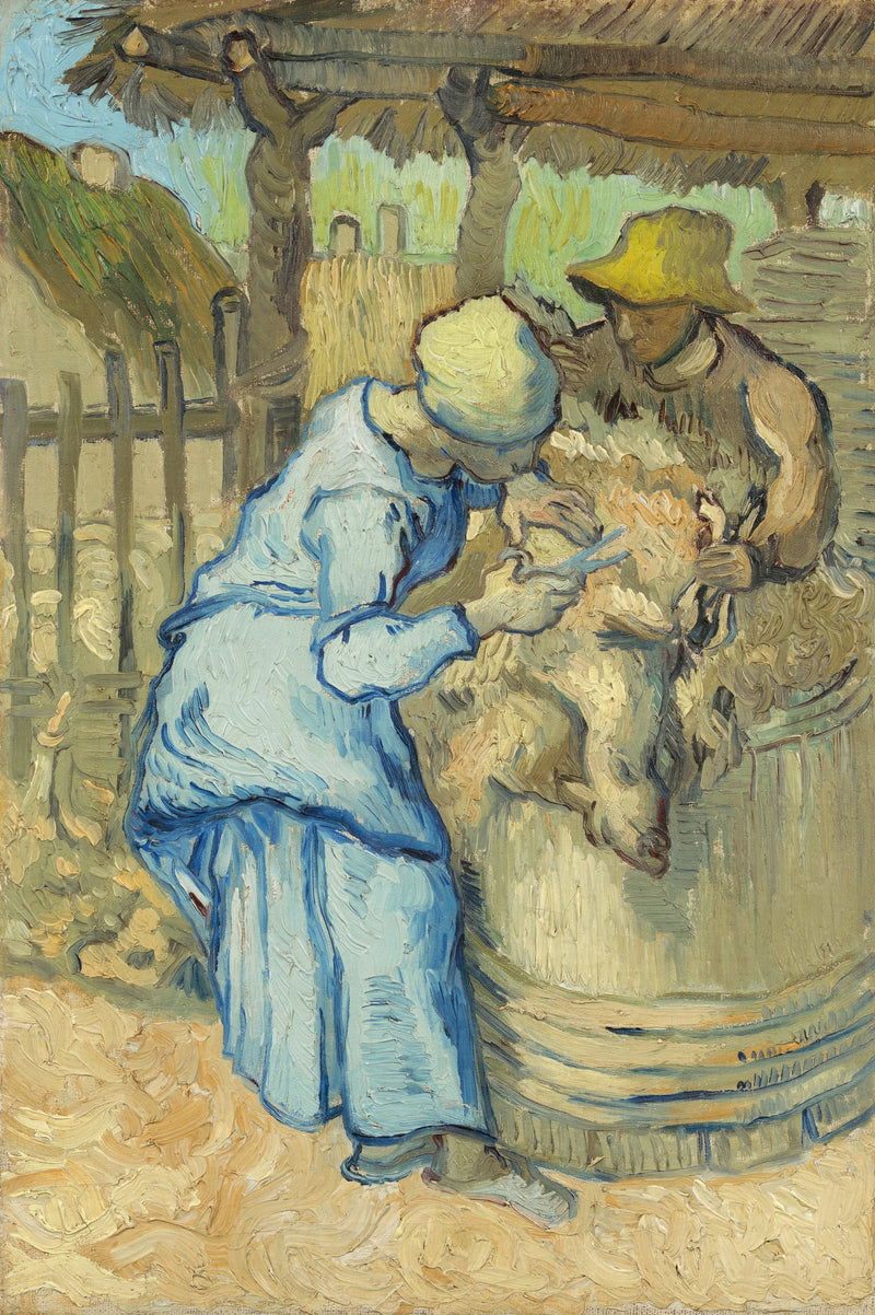 De Schaapsscheerder (naar Millet) - Vincent van Gogh