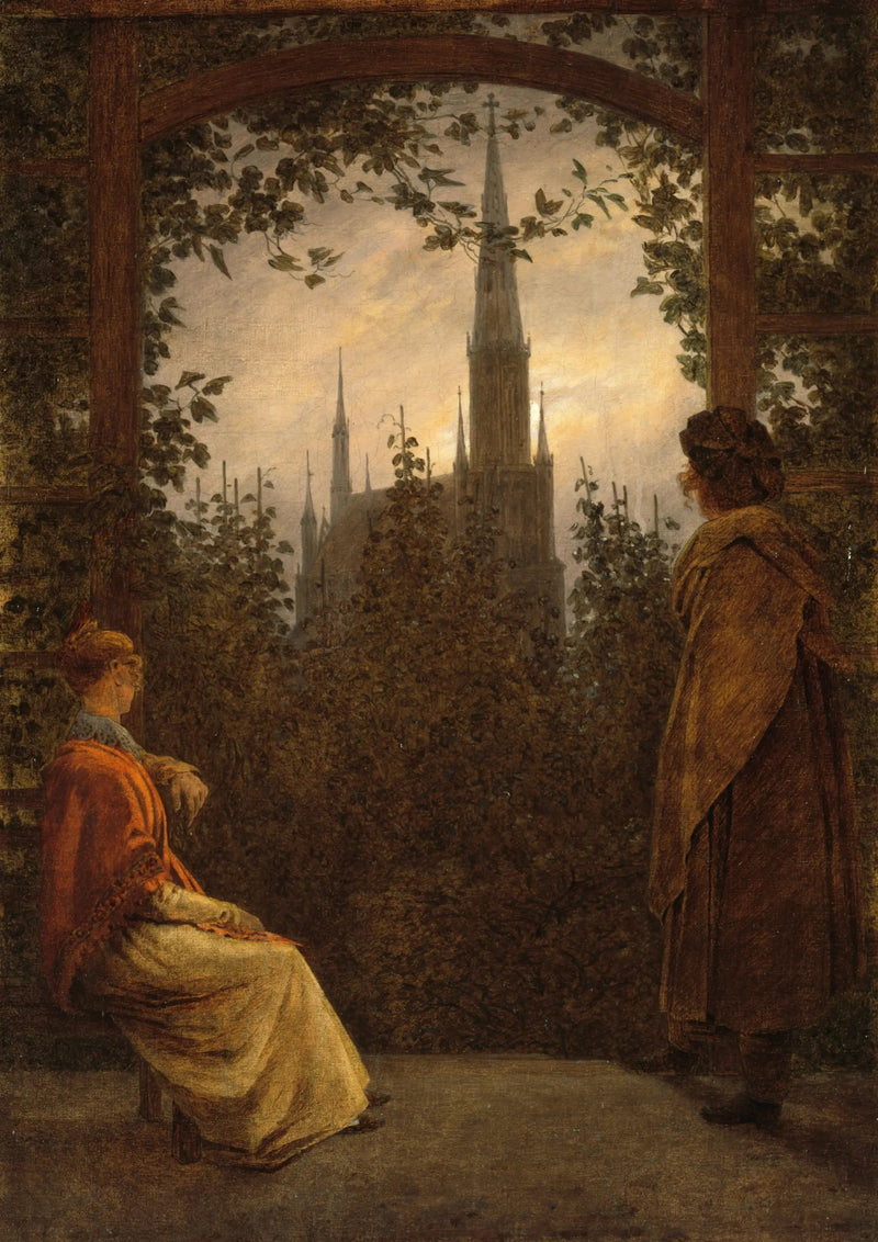 Tonnelle in Greifswald - Caspar David Friedrich