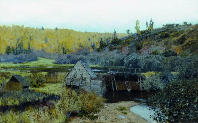 Automne, moulin à Plios - Isaac Levitan