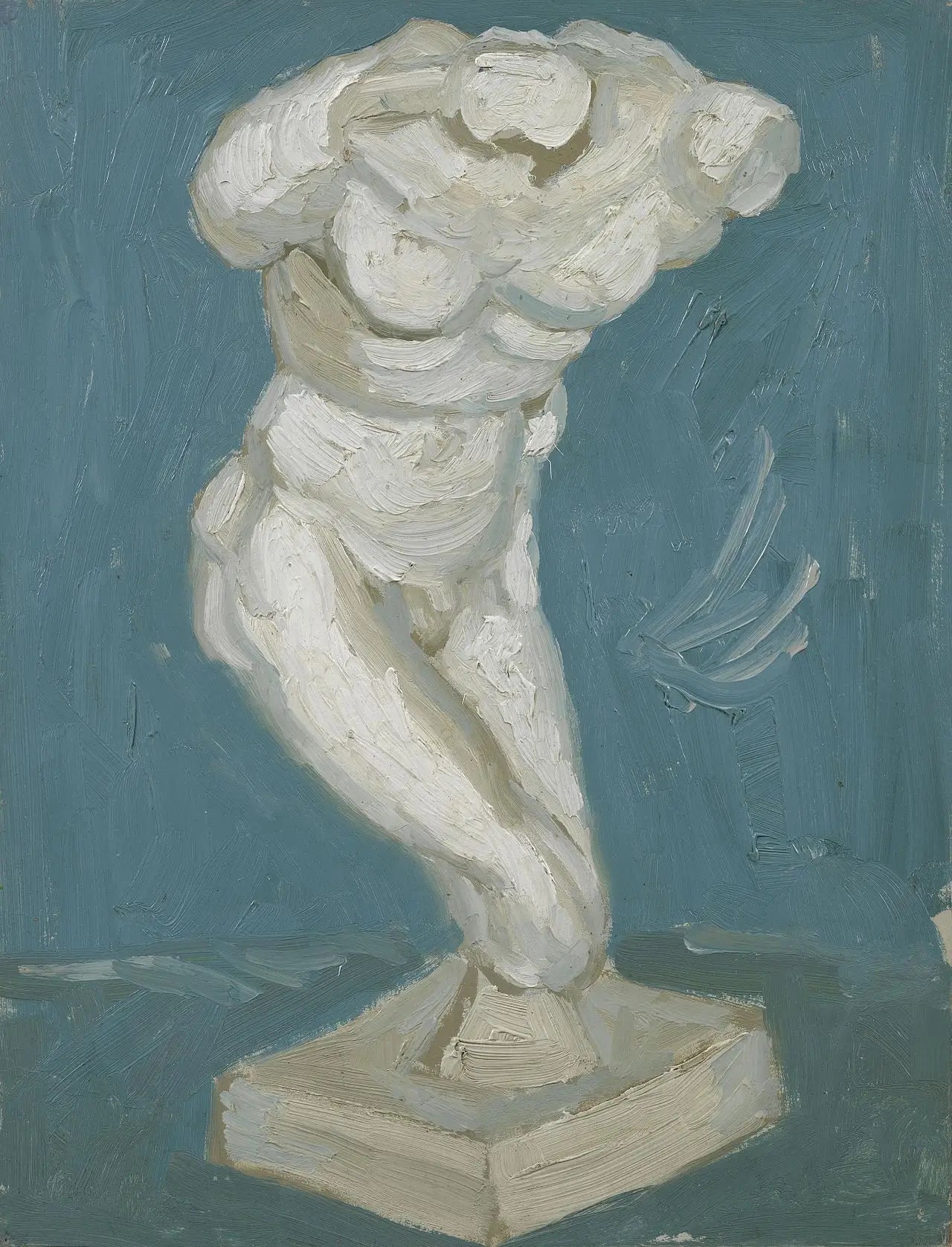 Reproduction du tableau « Torse d'homme - Vincent van Gogh » par Alpha Reproduction en peinture à l’huile