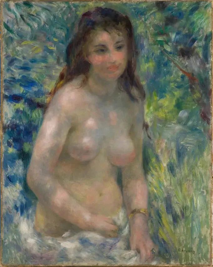 Torso, zonneschijn effect - Pierre-Auguste Renoir