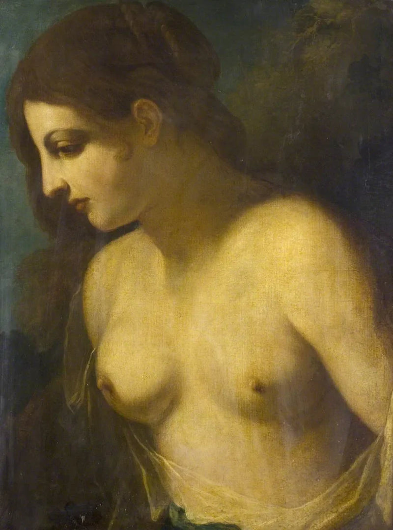Vrouwelijk torso - Guercino