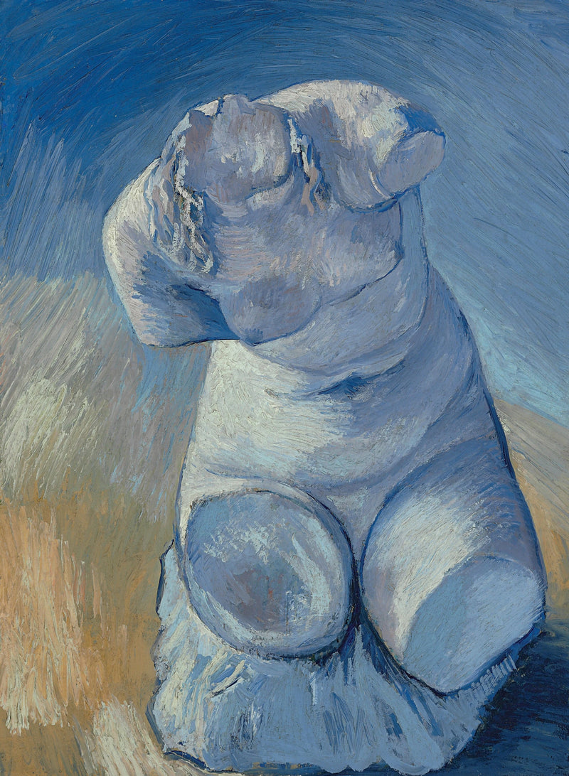 Gipsen beeldje: Vrouwentorso, gezichtszijde - Vincent van Gogh
