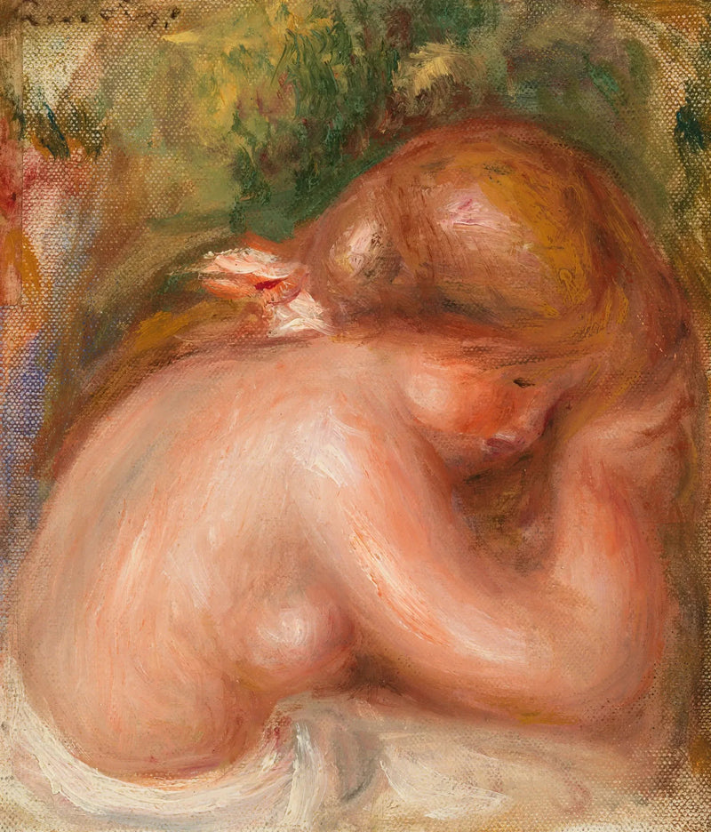 Torse van een jong meisje - Pierre-Auguste Renoir