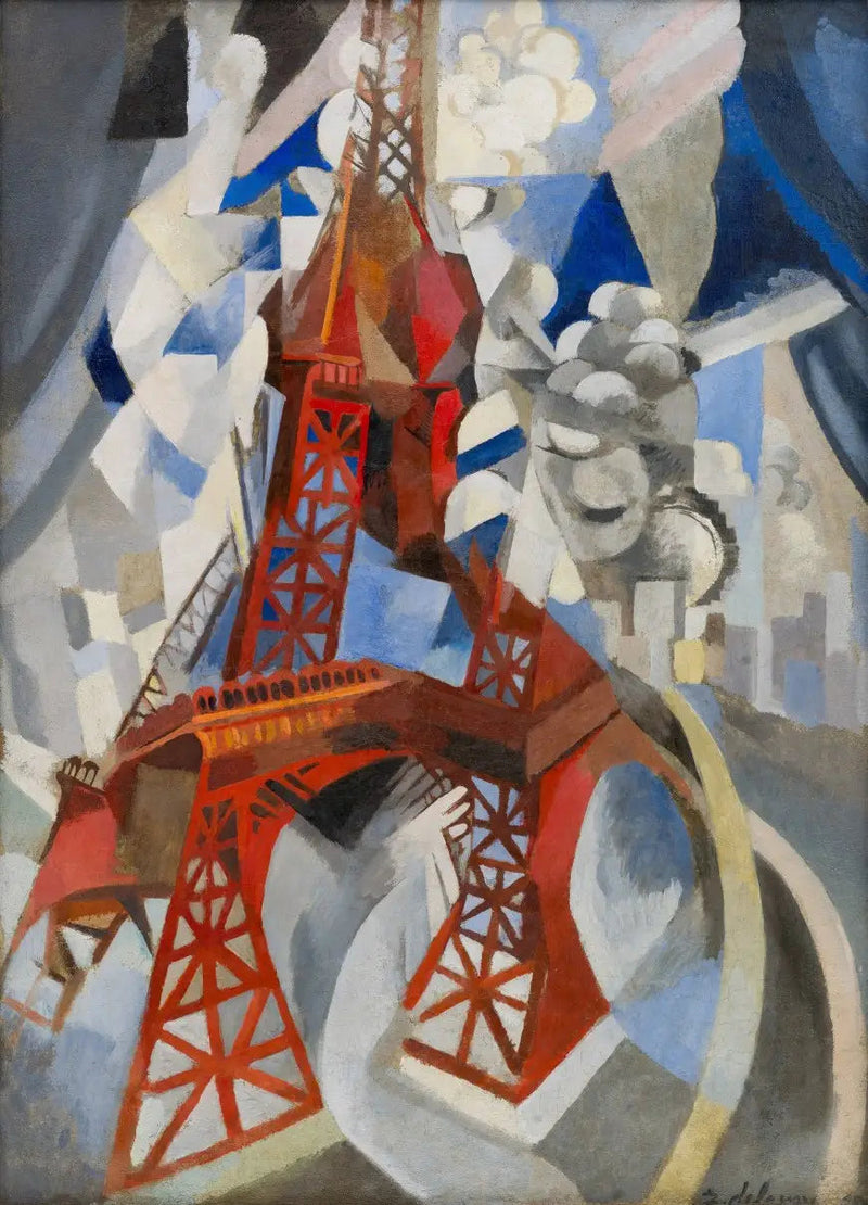 Rode Eiffeltoren - Robert Delaunay