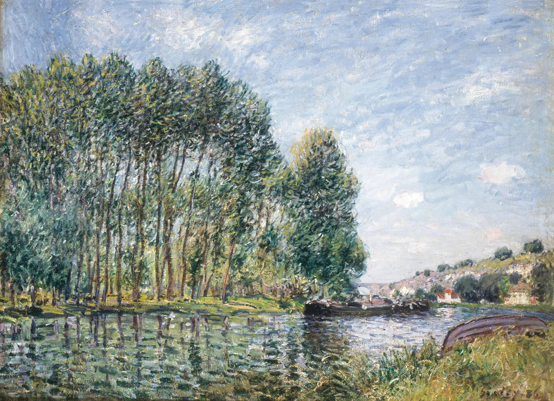 Draaiing van de Loing bij Moret - Alfred Sisley