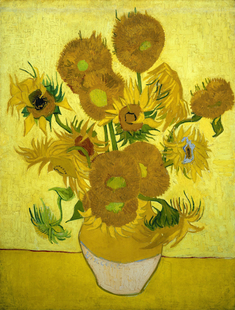 Stilleven: Vaas met vijftien zonnebloemen - Vincent van Gogh