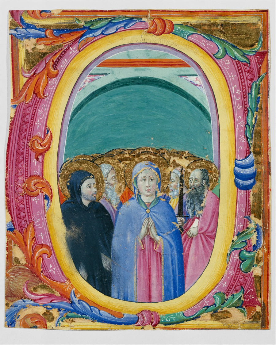 Tous les saints dont la lettre initiale est E ou O - Master of the Osservanza image 1 tableau peint à l’huile sur toile