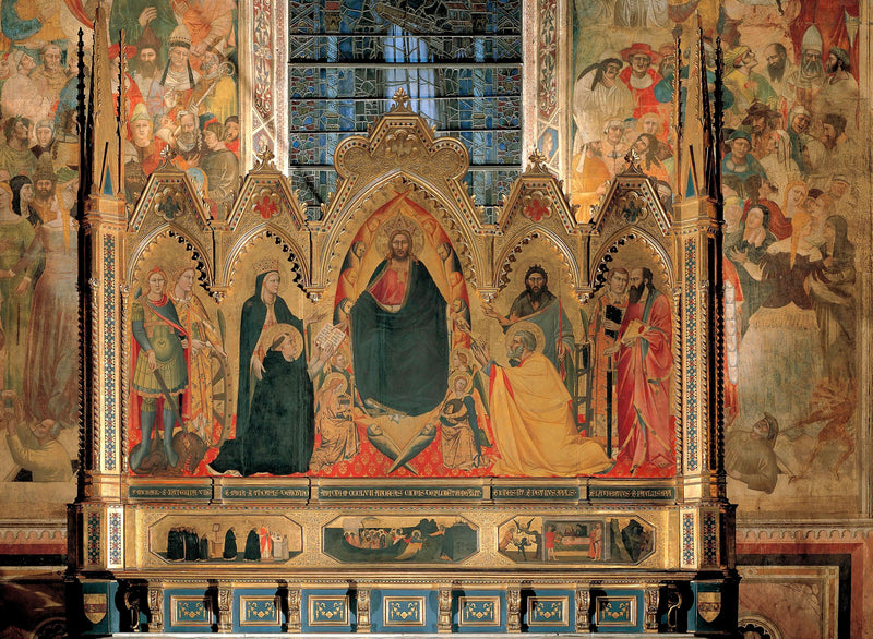 Traditio Legis en Trinity - Andrea Orcagna