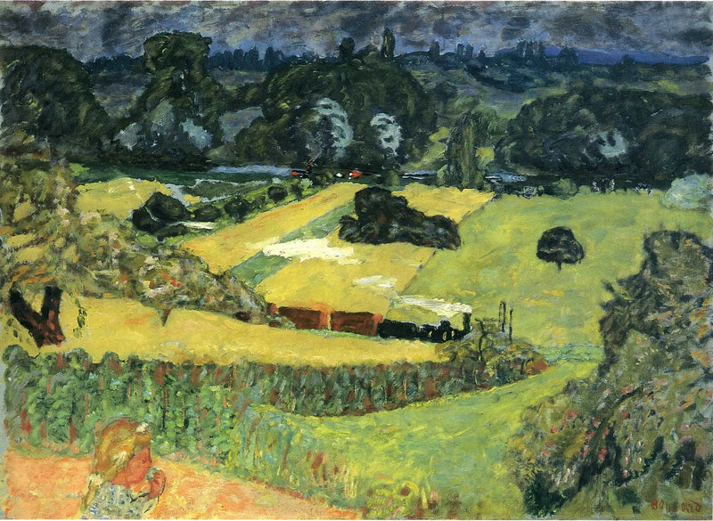 Trein en Boten - Pierre Bonnard