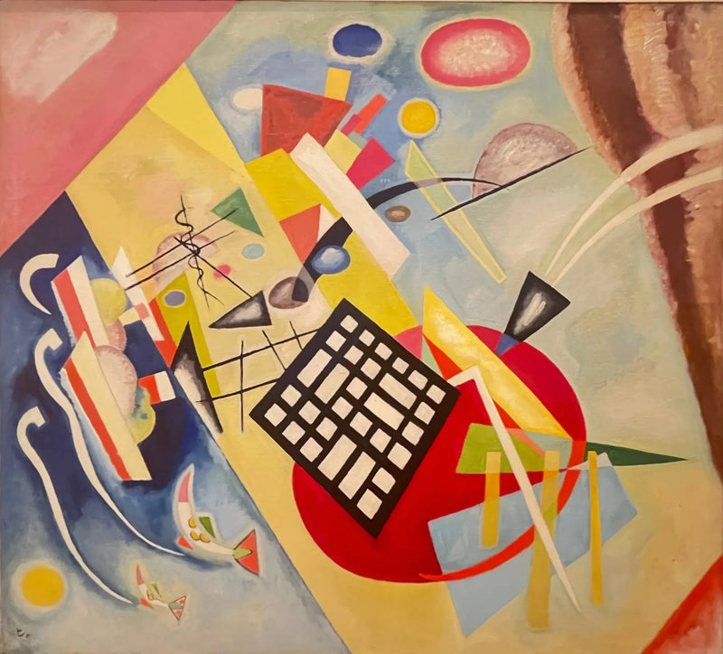 Zwarte structuur - Vassily Kandinsky