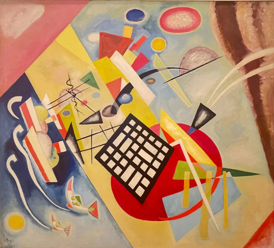 Zwarte structuur - Vassily Kandinsky
