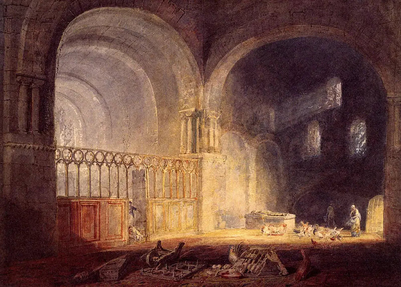 Transept van Ewenny Priory, Glamorganshire - J. M. W. Turner