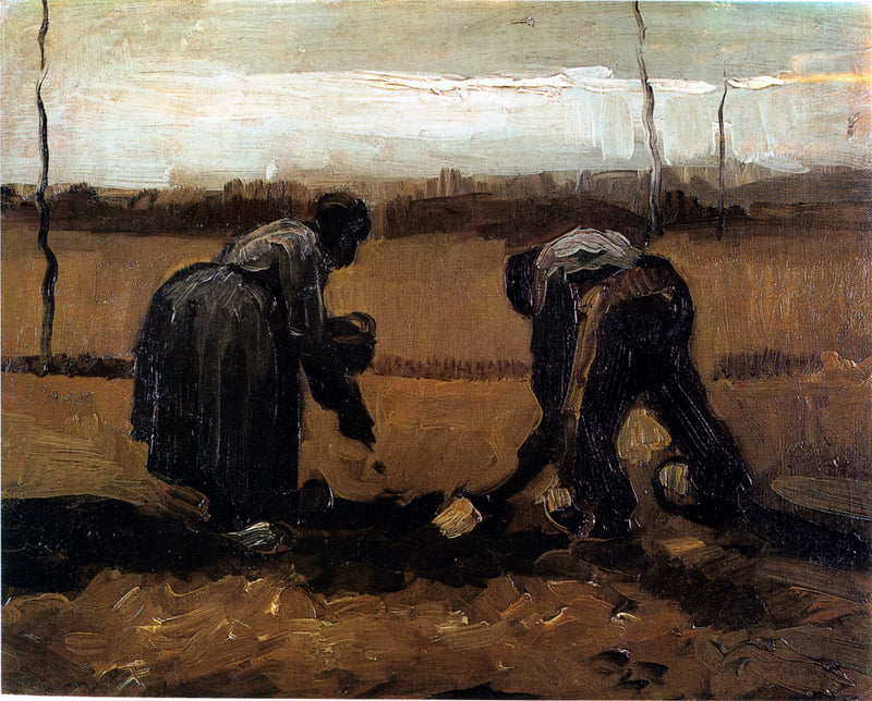 Werk op het veld - Vincent van Gogh