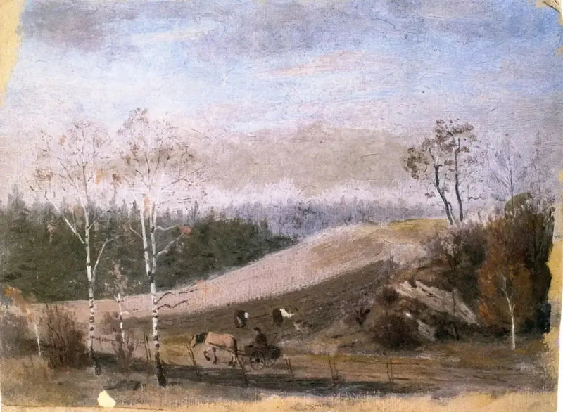 Herfstwerk in het veld - Edvard Munch