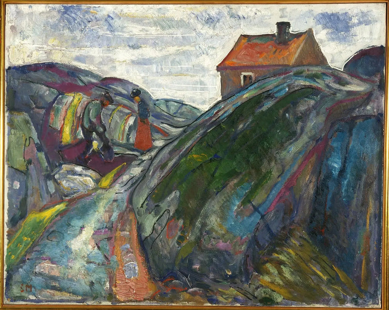 Lente werk in de Skerries - Edvard Munch